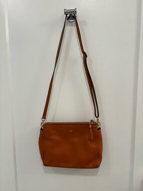 Lo & Sons Pearl Crossbody in Sienne Brown Napa Leather